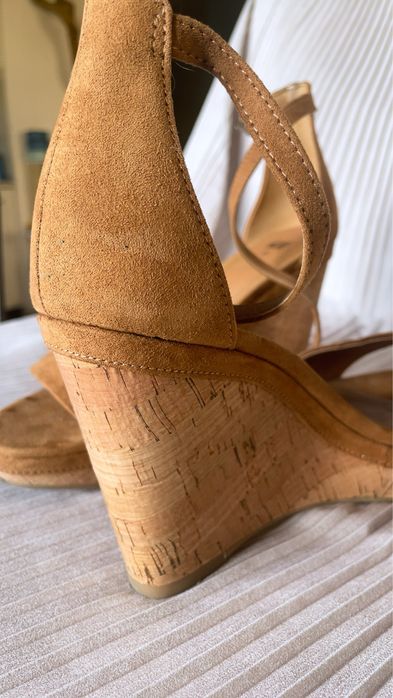 H&M сандали с коркова платформа 37