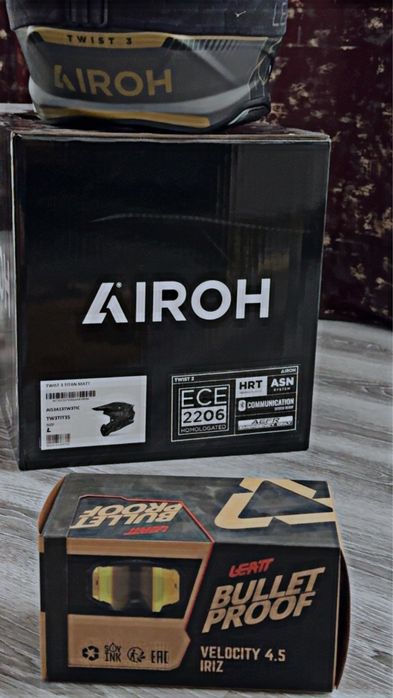 Airoh Twist 3 cu ochelari Leatt
