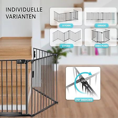 Предпазна преграда с врата за камина , деца и домашни любимци, игра