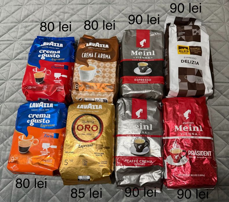 Cafea boabe lavazza dallmayr jacobs 1kg