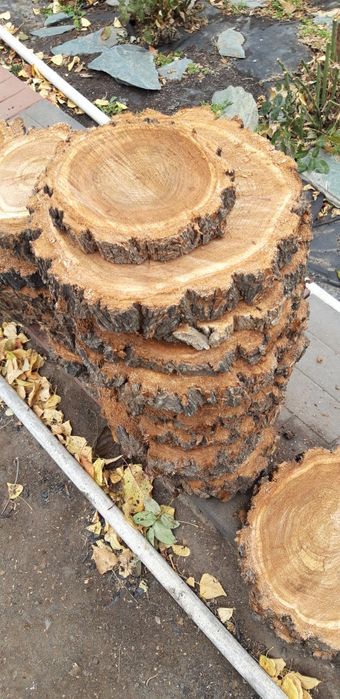 Декор спил дерево