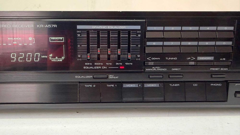 Amplificator Stereo Kenwood KR-A57R – Egalizator Graphic 5 Benzi, Tuner FM, Intrare Phono