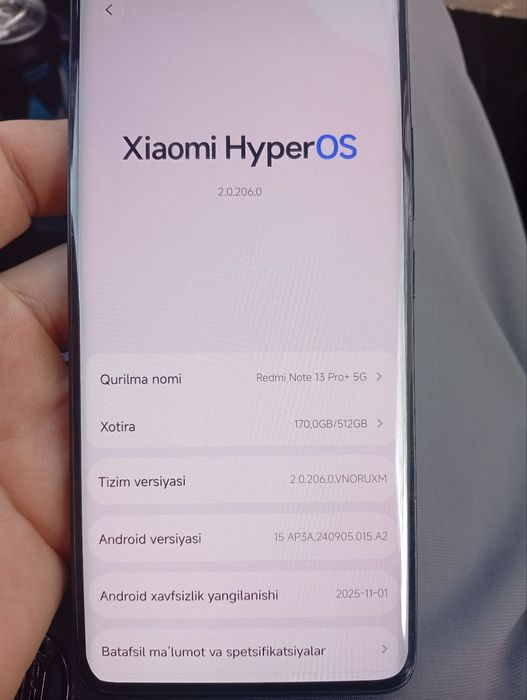 REDMI NOTE 13 pro plus 5g