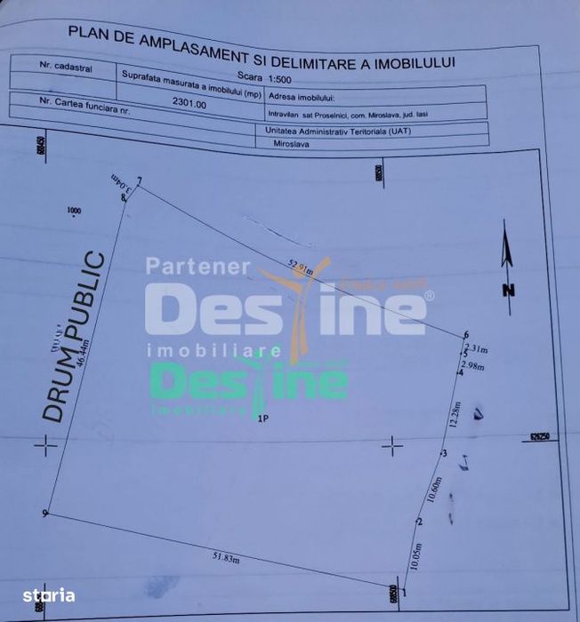 Proselnici -  Miroslava, Parcela De Teren De 2.031 Mp