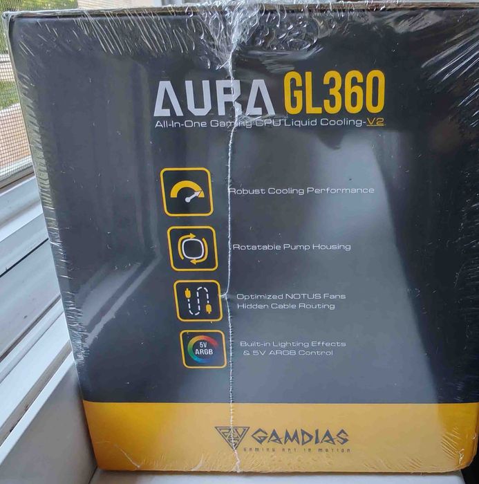 Жидкостное охлаждение процессора GAMDIAS Aura GLV2 360