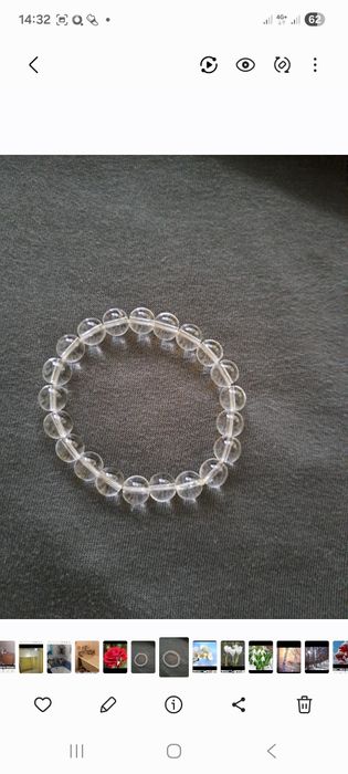 Новый браслет оригинал горный хрустал