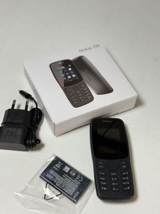 Telefon Mobil Nokia 106 (2018), Dual SIM, 4MB RAM, Ecran 1.8 inch, RO-ALERT, Negru