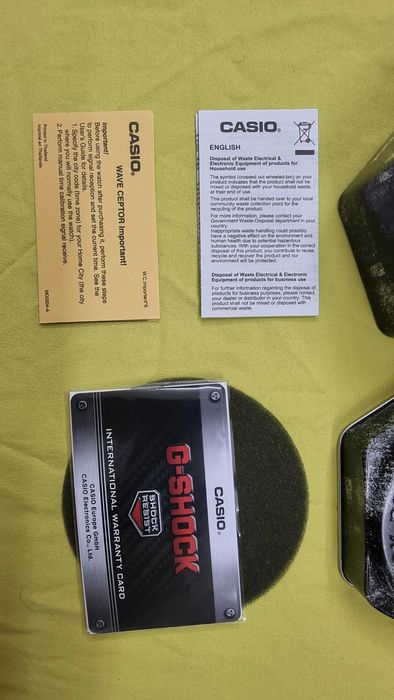 Часовник Casio G-Shock Wave Ceptor Solar