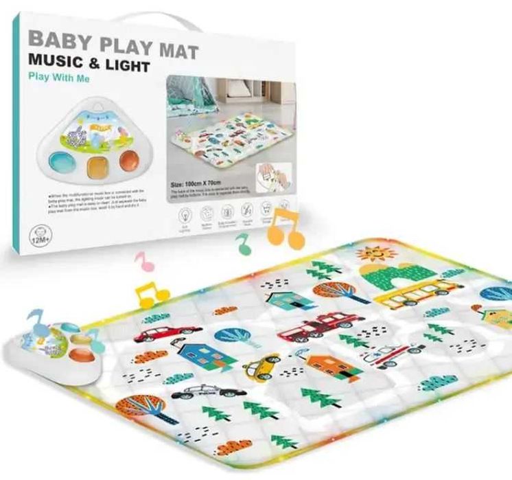 Covoras muzical, interactiv si educativ 100x70cm, cu muzica si lumini