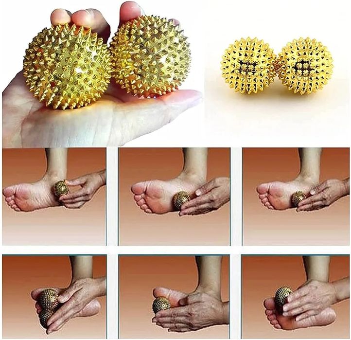 2 шт. Магнитная терапия рук ладони массаж шарик ног рефлексотерапия кр