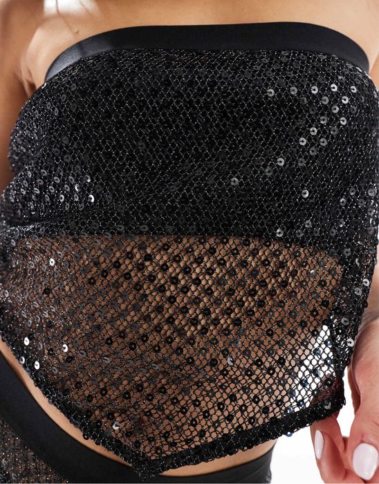 Сет комплект за плаж с пайети ASOS