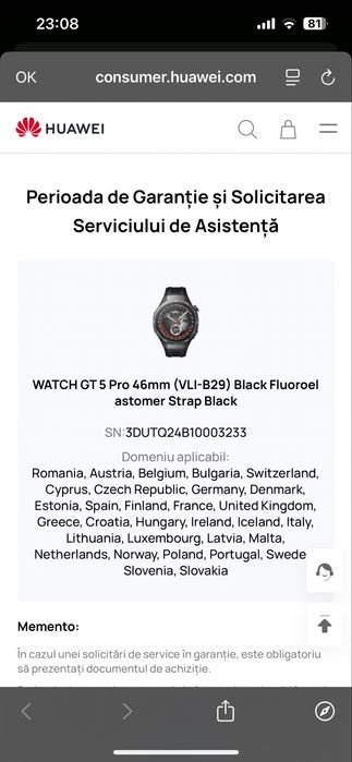 Huawei watch GT 5 pro