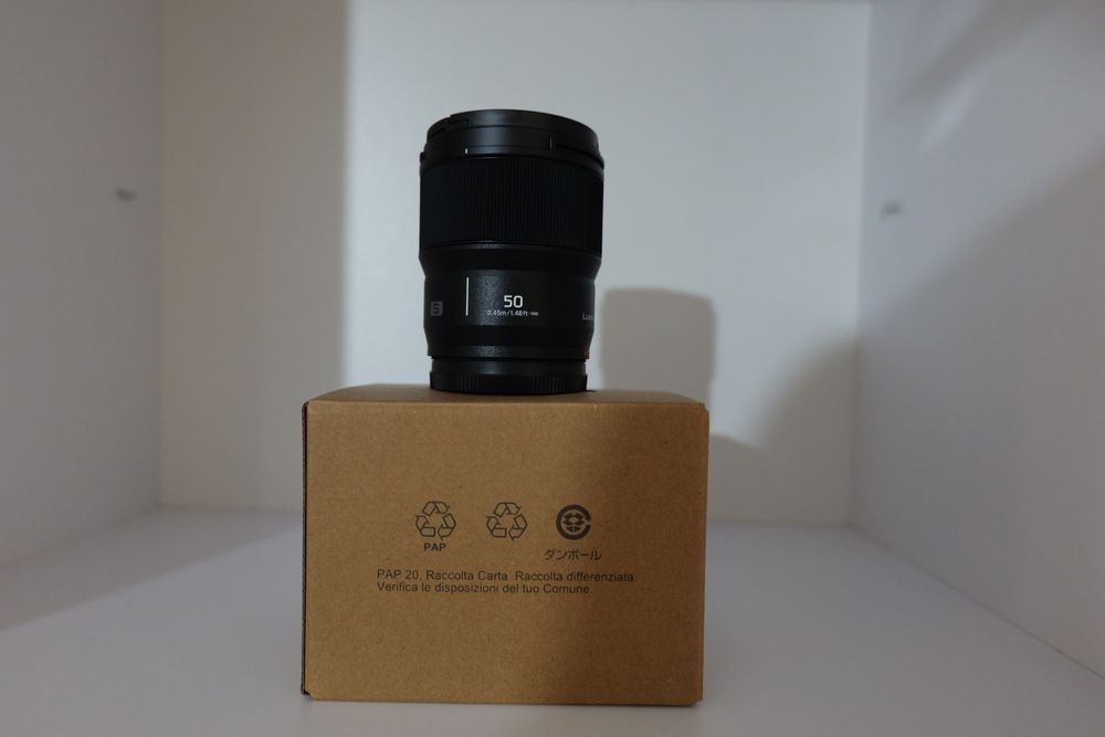 Obiectiv panasonic lumix 50mm F1.8 mirrorless Full Frame montura-L nou nouț.