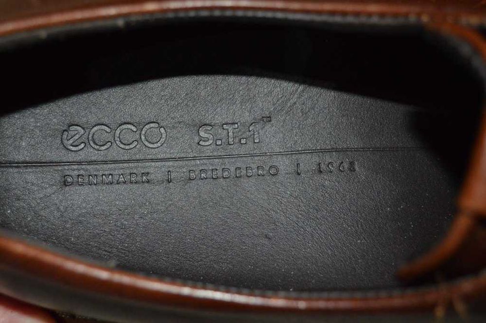 Pantofi ECCO S.T.1 Hybrid Piele Premium – Maro Cognac – Mărimea 44 – Noi