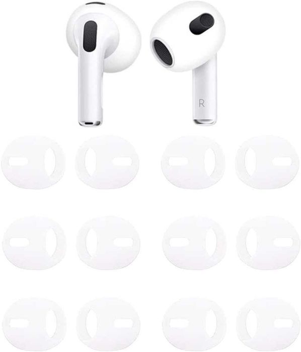 Husă Silicon Căști Apple AirPods 3 - Silicon transparent - Anti cadere