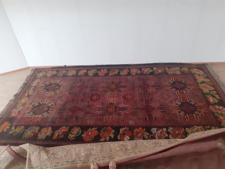 Қолдан тоқылған кілем 4,5×3,5 метр