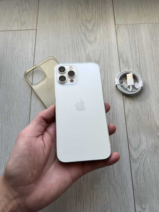 • Iphone 12 Pro Max  • silver •