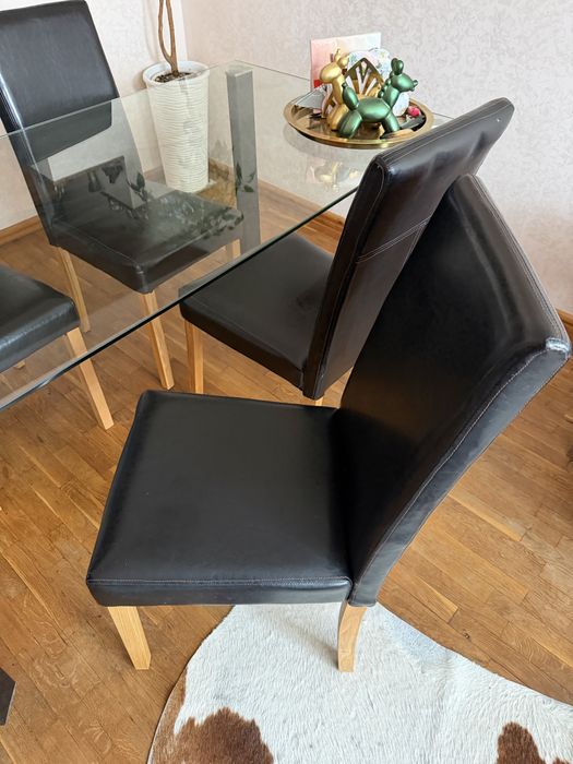 Сръклена Трапезна Маса с 4 стола