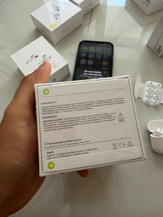 Casti AirPods PRO 3 ANC - Noi, Sigilate