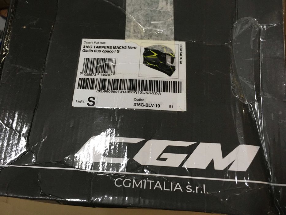 Casca moto CGM Mach2 / Size S  ... Made in Italy !