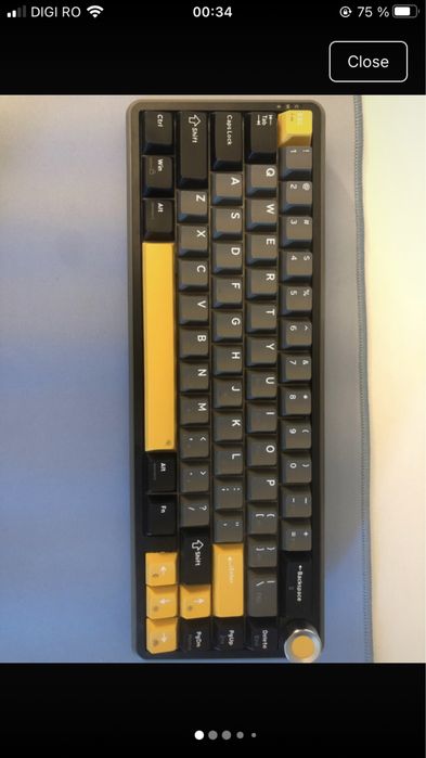 Tastatură pentru Gaming MARVO Titan 65 KG984W Tri-Mode Mechanic Gaming Keyboard