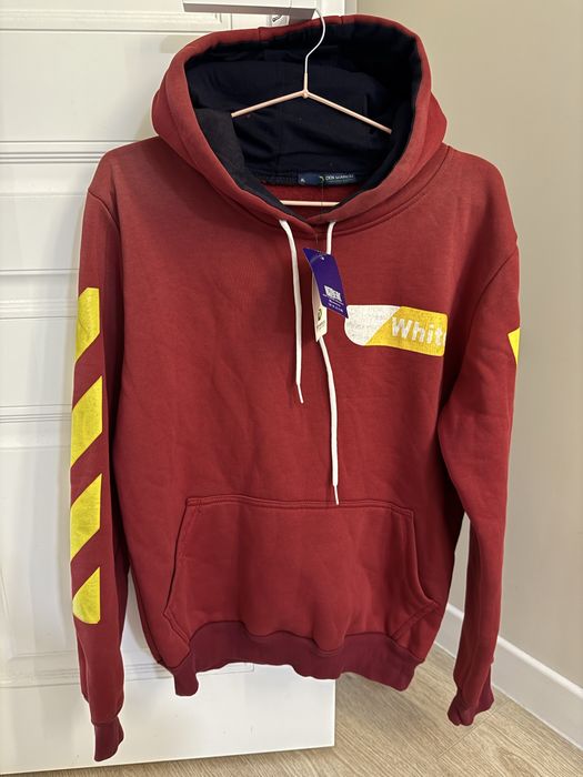 Худи Off White красный