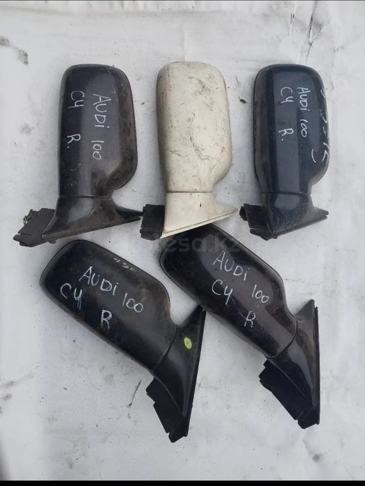 Audi 100 c4 зеркало правое 90-94 год б/у оригинал левый руль