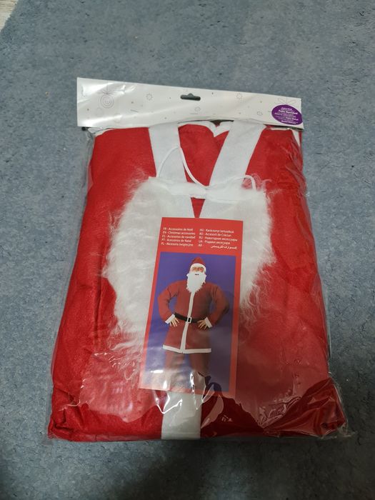Costum Mos Craciun NOU, 5 piese, marime universala!