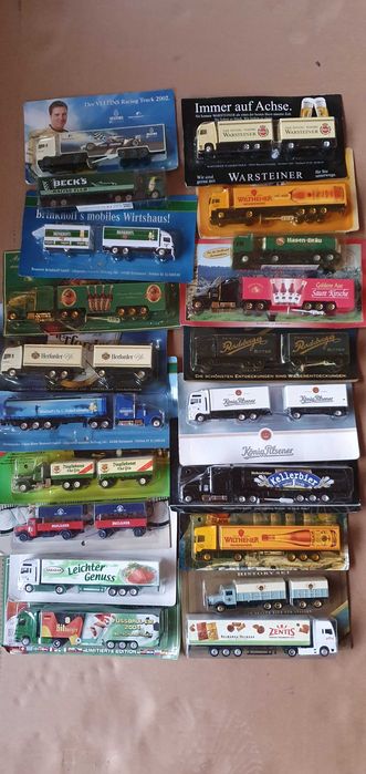 Loturi de 20 camioane, tiruri,scară HO 1:87