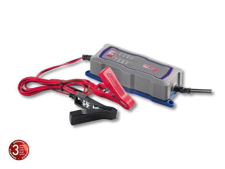 Redresor auto moto universal INTELIGENT cu indicator LED, 6V, 12 V, incarcator baterii de masina, nou, sigilat, realizat in Germania