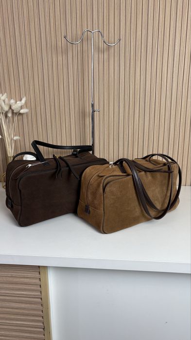 Сумка из натуральной замши