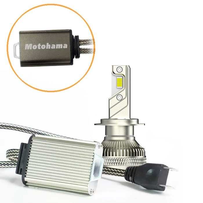 Диодни крушки Мотохама Х16 - H7 - 12V с вградена охлаждаща система