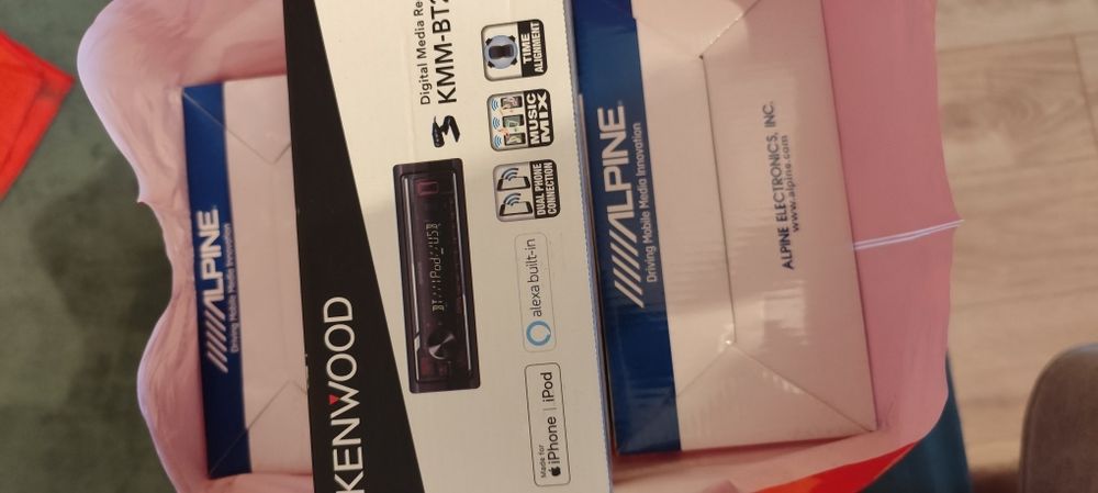 CD kenwood и колони alpine