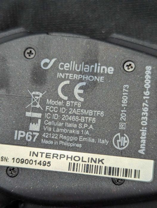 Sistem de comunicare casti moto Cellularline Link (gen cardo/sena