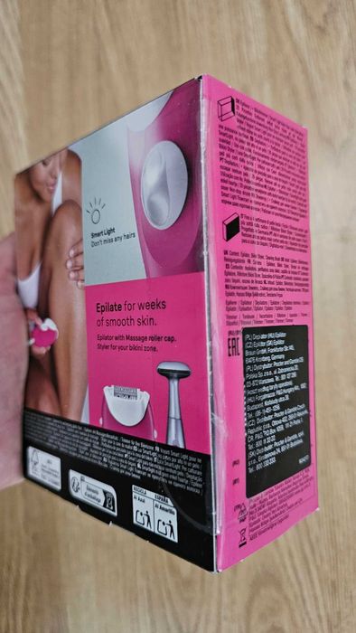 Epilator Braun Silk-epil 3 3-202, MicroGrip, Smart Light, 20 de pensete, 2 viteze