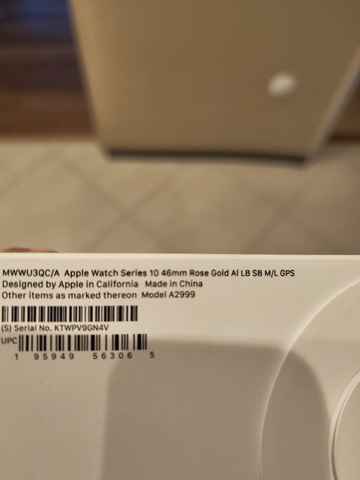 Apple Watch Series 10 46mm Rose Gold Al LB SB M/L GPS