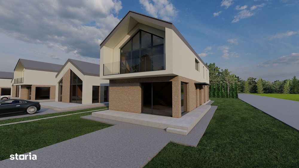 Casa stil scandinav teren 500mp, zona Dealul Lempes, Sanpetru