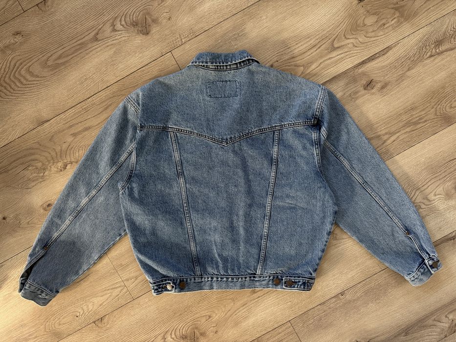 Geaca de Blugi WRANGLER Trucker Anii 90 Albastru Barbati | Marime M