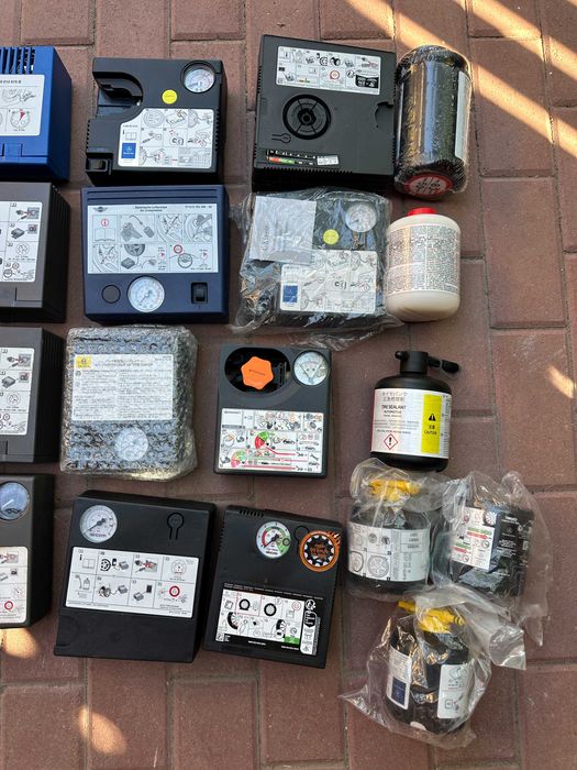 Kit pana Compresor auto umflat roti+solutie originale Cadou Vesta