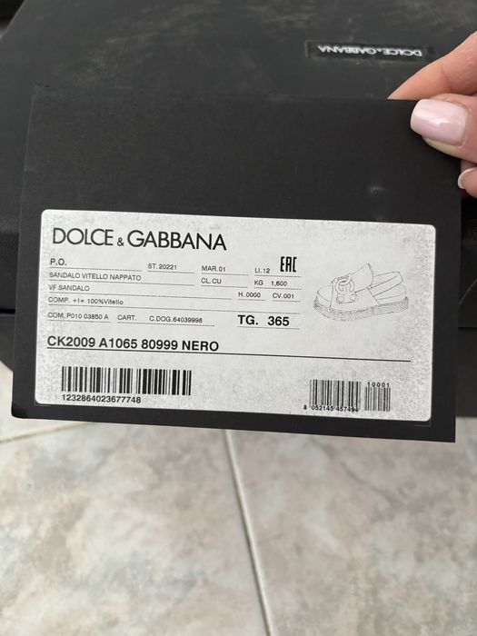 Дамски сандали/чехли Dolce Gabbana