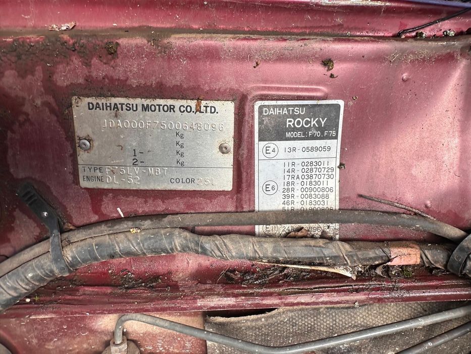 Daihatsu Rocky 2.8 turbo diesel ,nu pajero,vitara,patrol  jeep