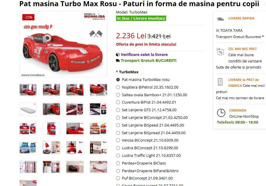 Vand pat masinuta copil