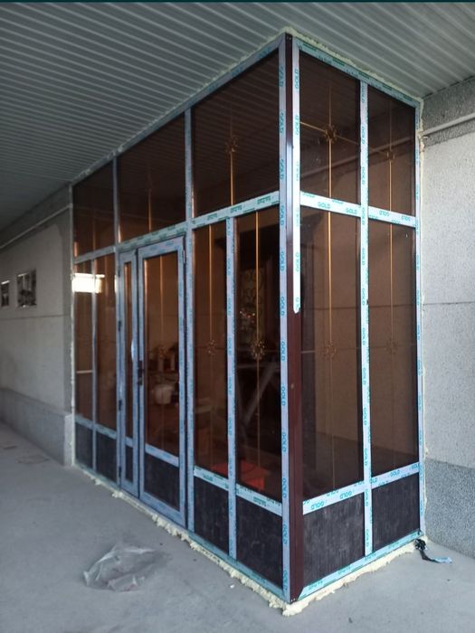 Алиюминиевые двери и окна (витражи)