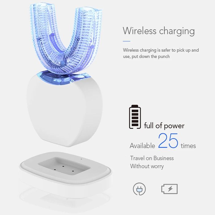 Електрическа ултразвукова четка за зъби и за избелване с USB зареждане