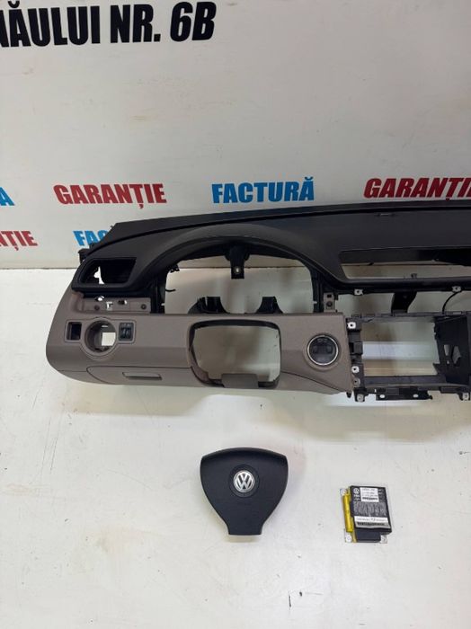 Planșa bord airbag șofer pasager calculator airbag-uri VW Passat B6