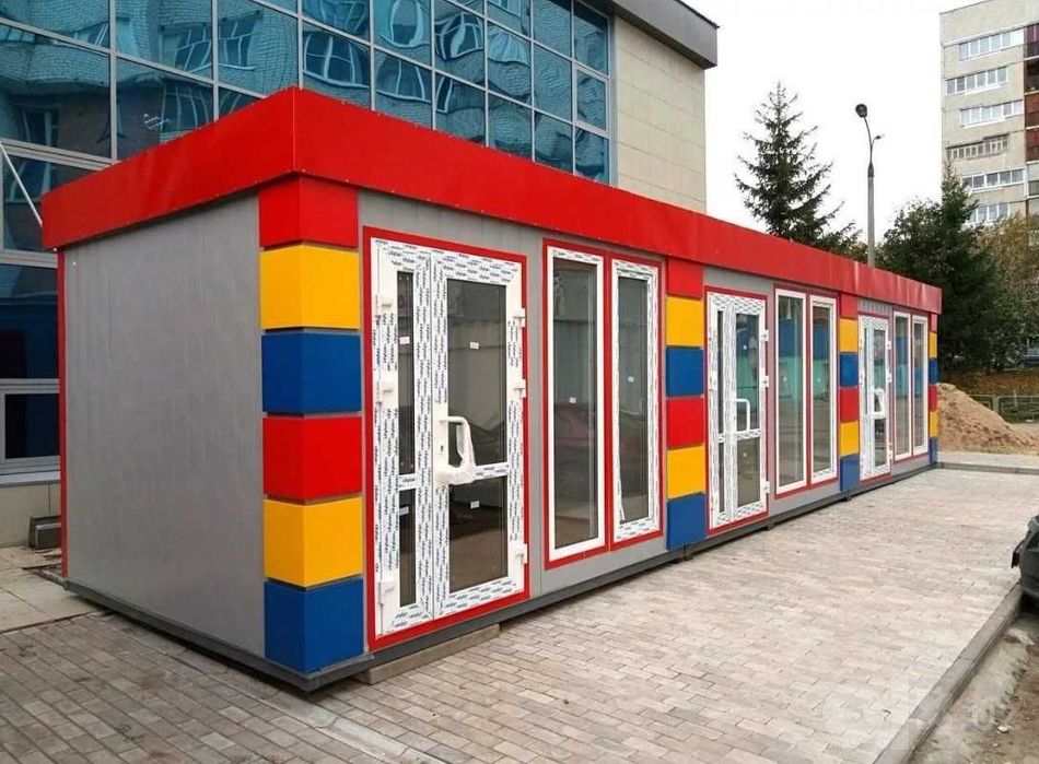 savdo pavilyonlari, turar-joy va noturar. Dostavka