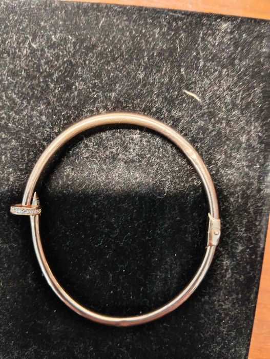 Золотой браслет Гвоздь