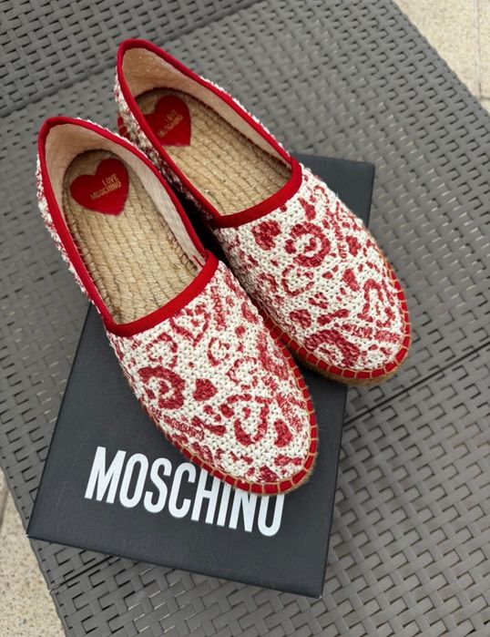 Love Moschino,нови, оригинални,дамски еспадрили