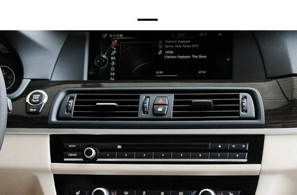 Grila centrala ventilatie aer clima crom BMW F10 F11 F18 seria 5