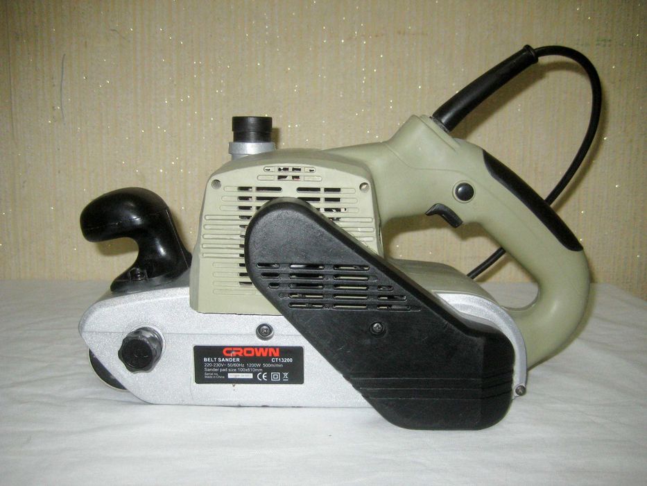 Ленточный шлифовальный машинка CROWN оригинал 10мм  новый!